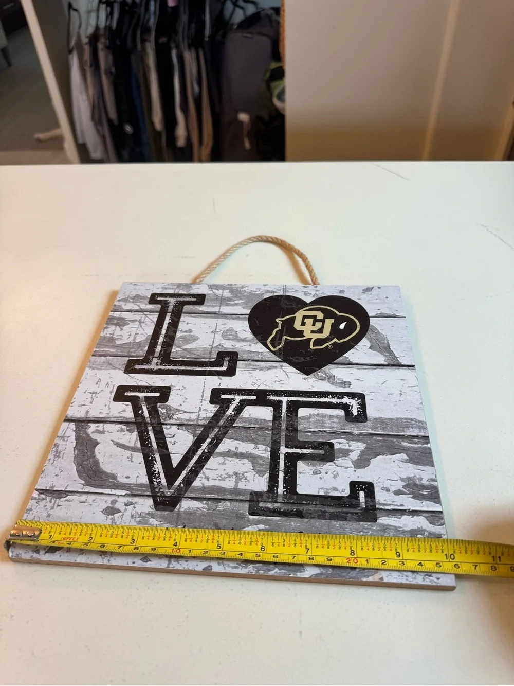 Colorado Buffaloes Rustic Wood Wall Sign | CU Buffs Fan Decor